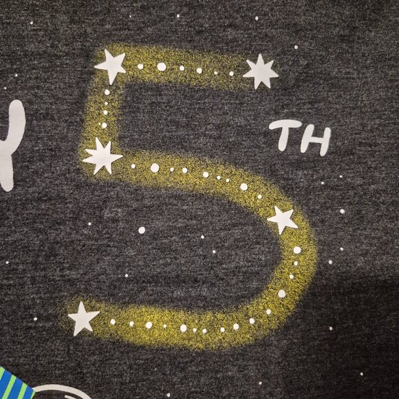 CAT & JACK OVERSIZED XL 5th Birthday Shirt - Picture 5 of 7